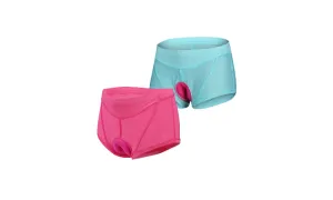2pcs Women Cycling Underwear Pants Gel 3D Padded Bike Bicycle Shorts