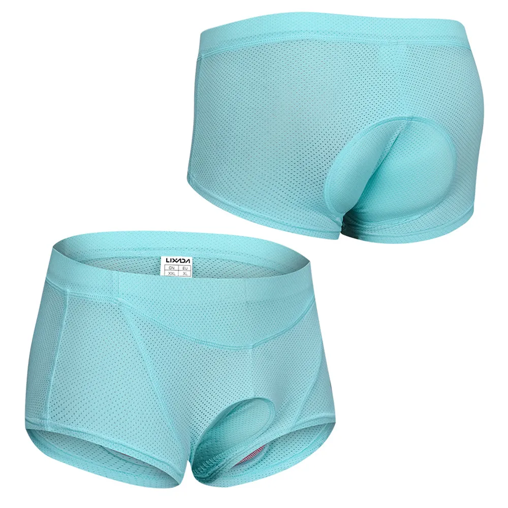2pcs Women Cycling Underwear Pants Gel 3D Padded Bike Bicycle Shorts