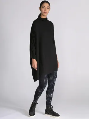 Bamboo Jersey Long Sleeve Roll Neck Tunic