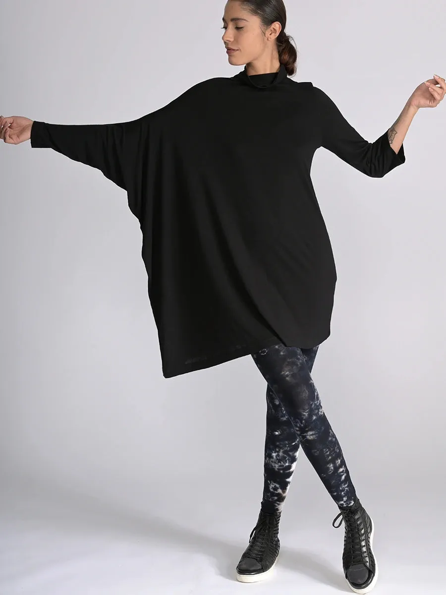 Bamboo Jersey Long Sleeve Roll Neck Tunic