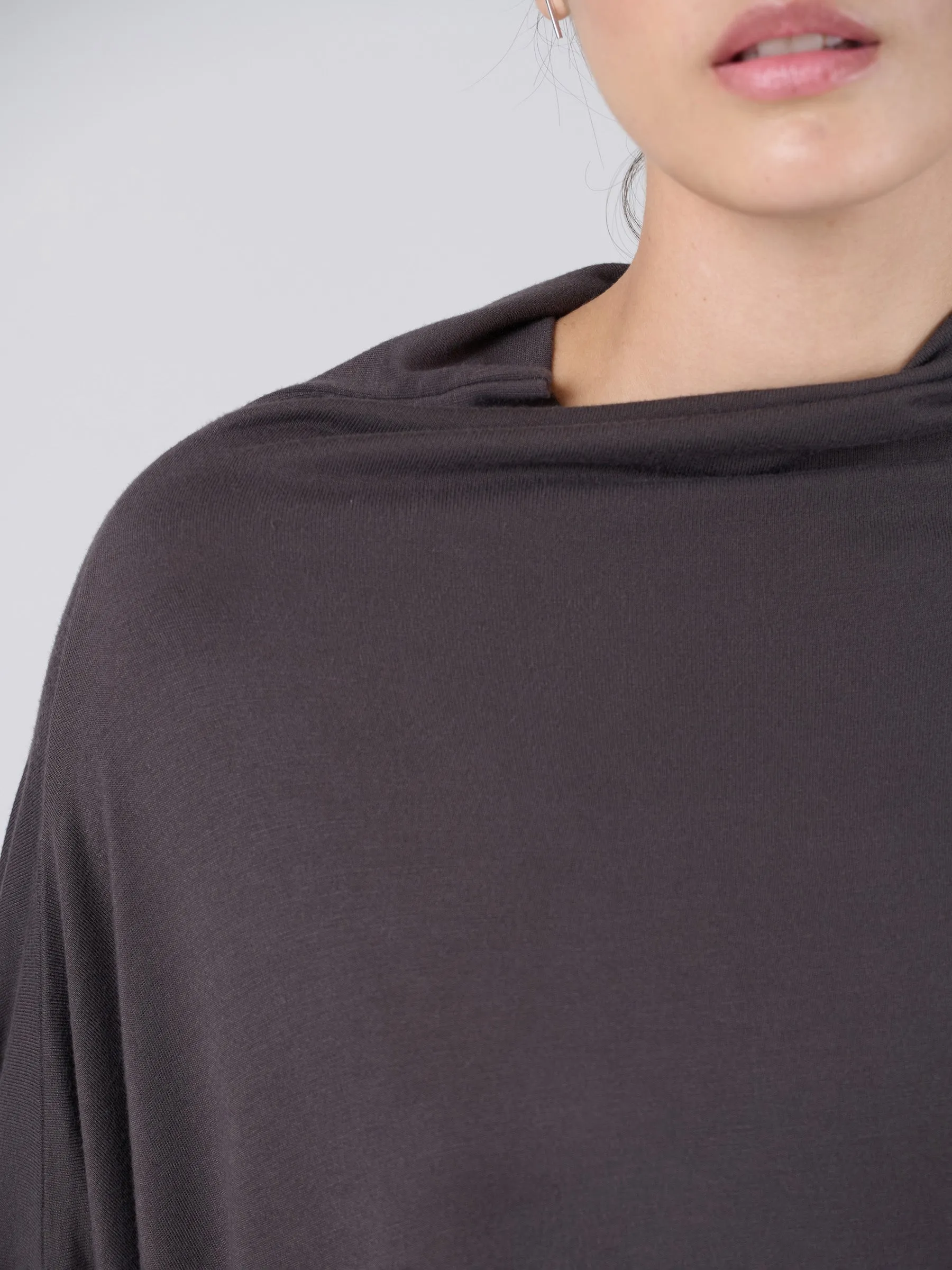 Bamboo Jersey Long Sleeve Roll Neck Tunic
