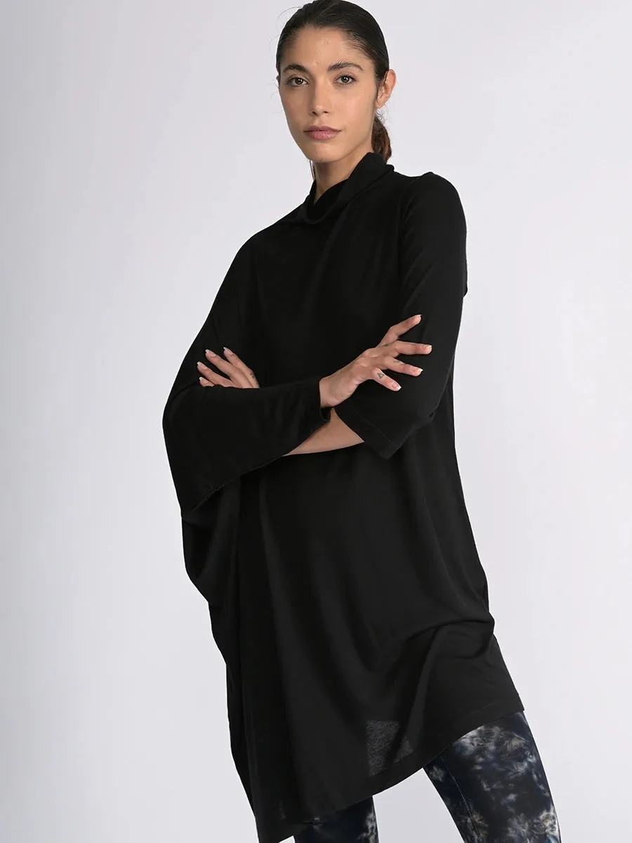 Bamboo Jersey Long Sleeve Roll Neck Tunic