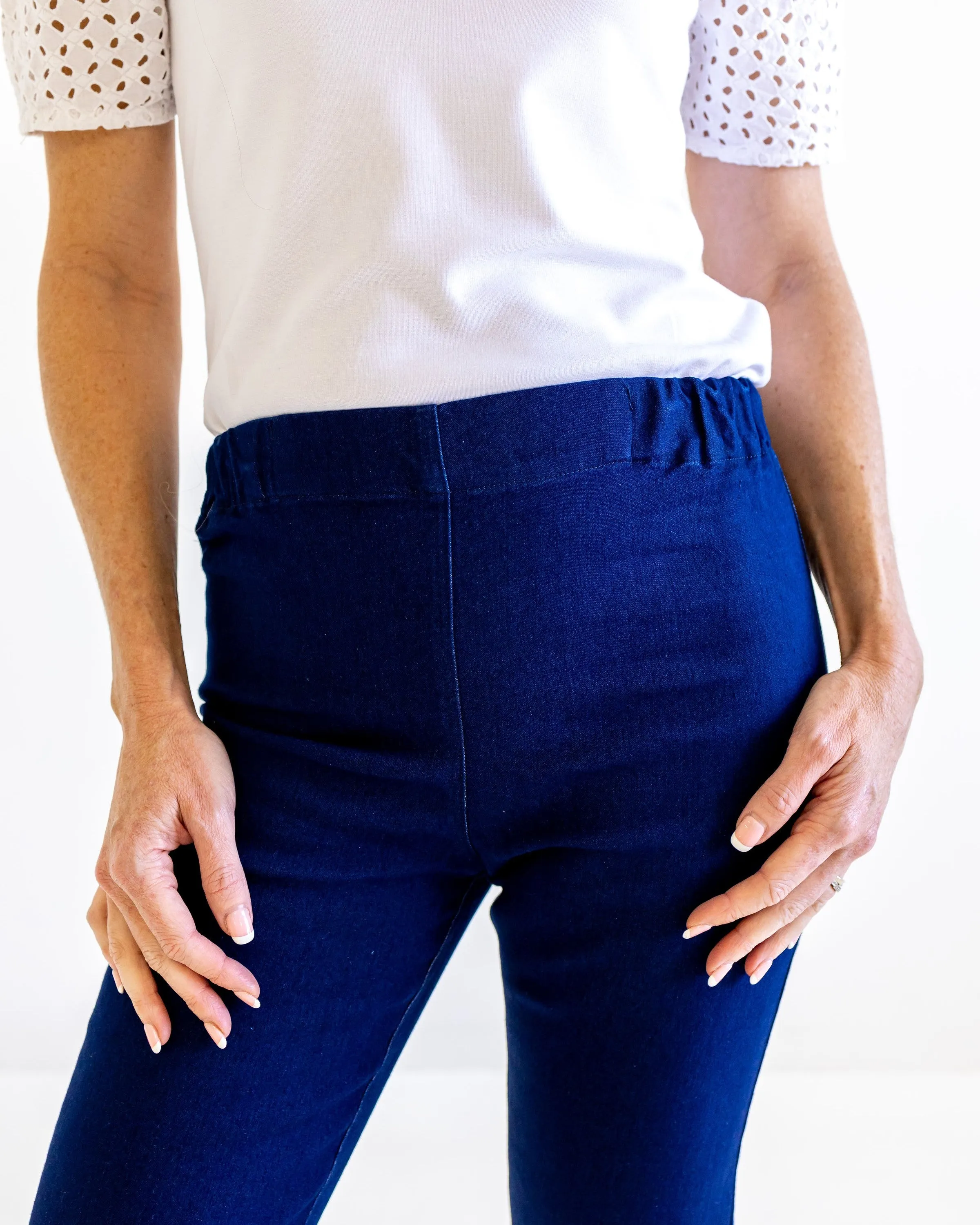 Barrington Frieda Pull-On Jeans Medium Blue Denim
