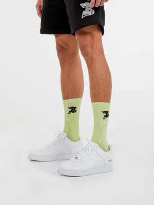 Bhype Society - Essentials B Socks Green