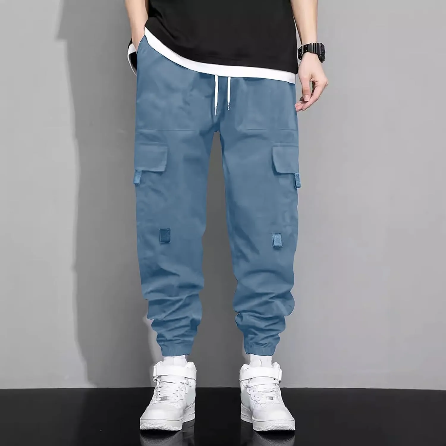 Cargo Pants for Men 2025 Heavyweight Trendy Lightweight Stretch Outdoor Trousers Men