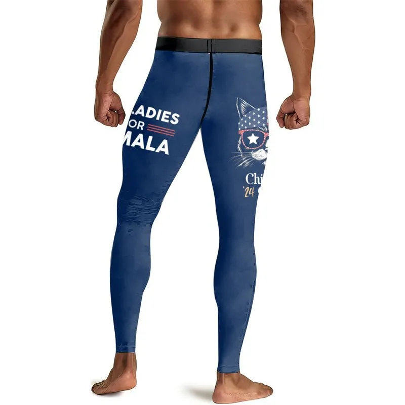Cat Ladies For Kamala Men's Compression Leggings