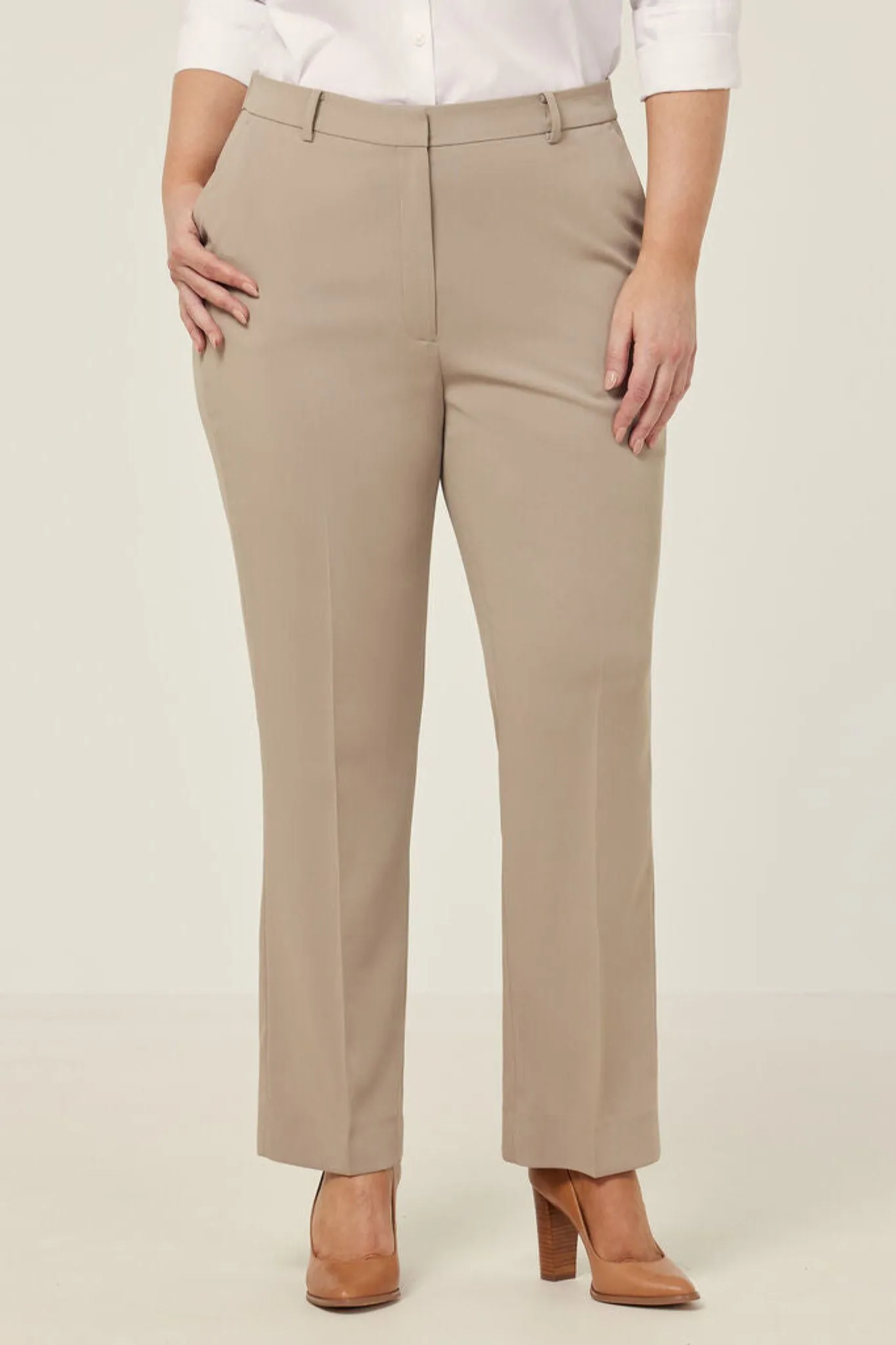 Crepe Stretch Straight Leg Pant - CAT3YD