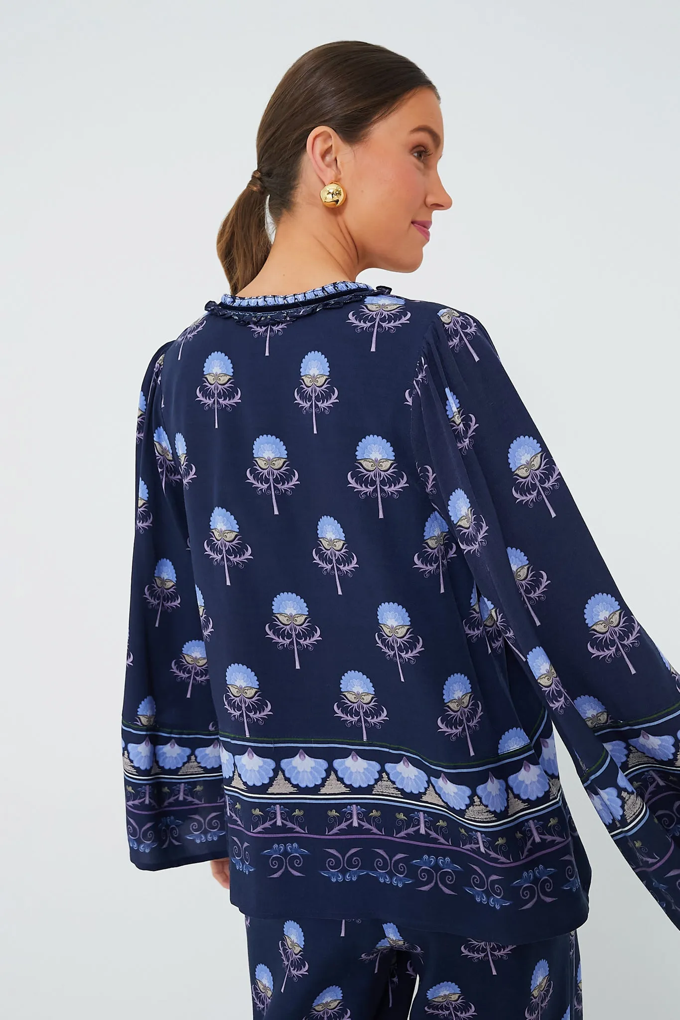 Dark Blue Tess Top