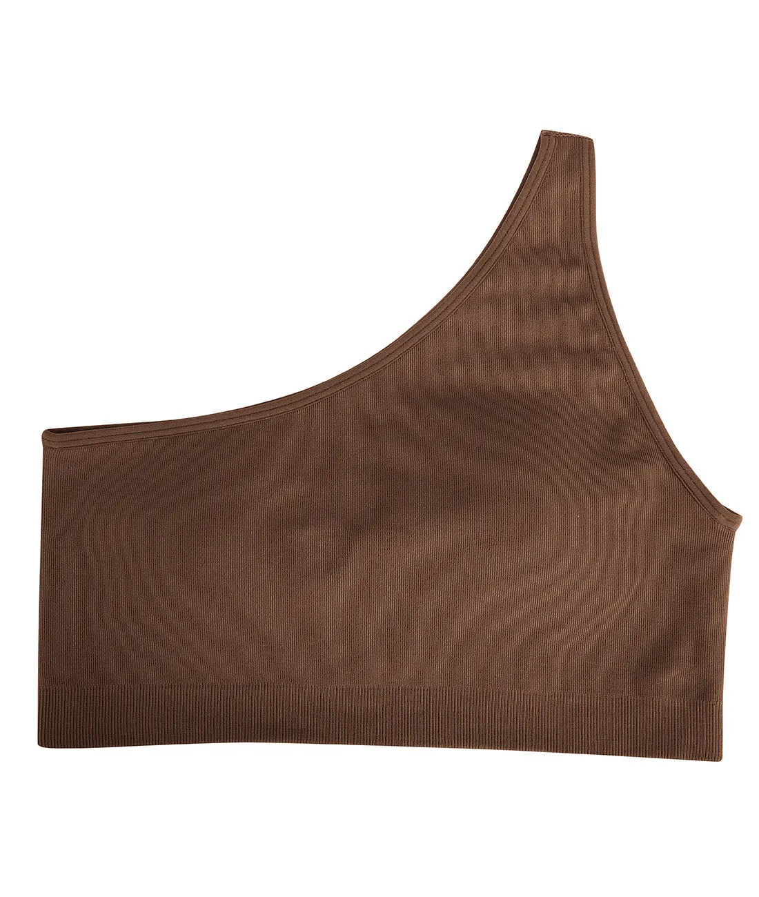 Fancy Summer Ribbed One Shoulder Bralette