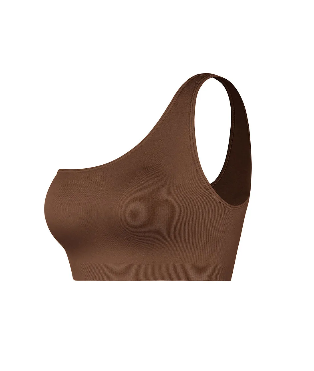 Fancy Summer Ribbed One Shoulder Bralette