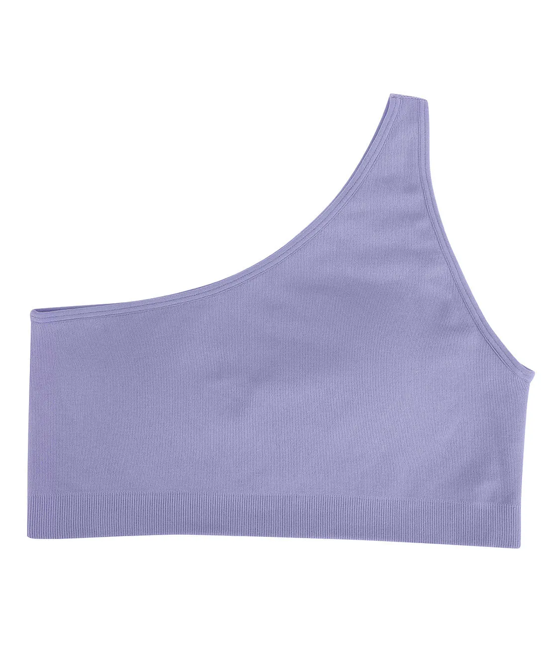 Fancy Summer Ribbed One Shoulder Bralette