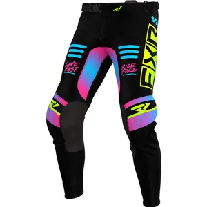 FXR  Podium Gladiator MX Pant Lightweight Breathable Mesh Dual Layer Black Candy