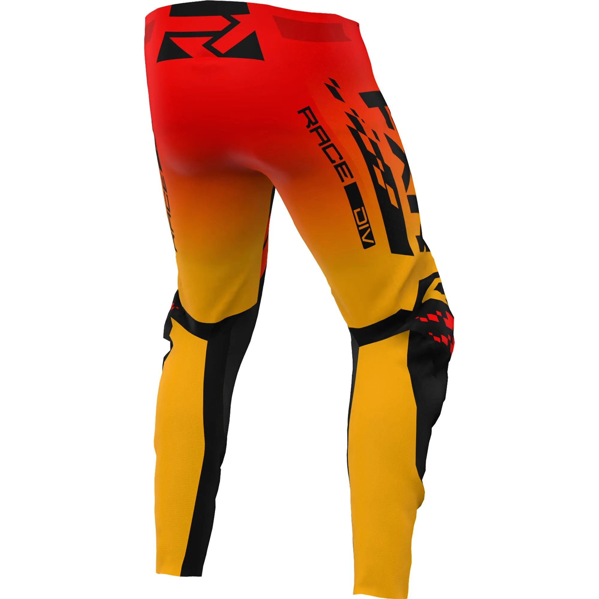 FXR  Tequila Sunrise Youth Revo Comp MX Pants Lightweight Stretch Secure Fit