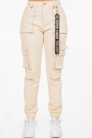 Good Vibes Cargo Joggers