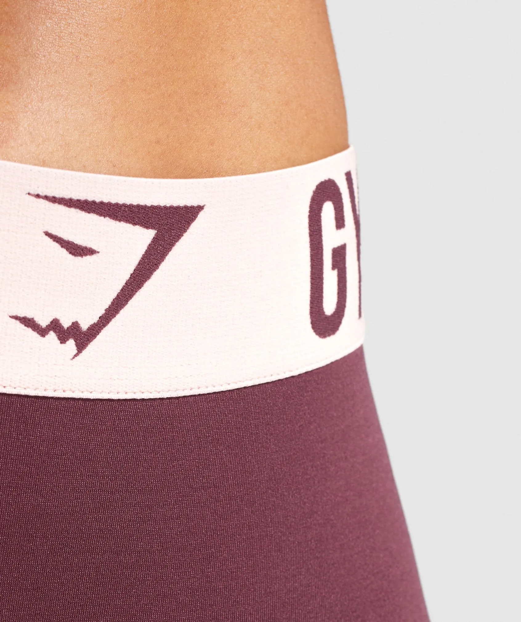Gymshark Fit Cropped Leggings - Berry Red/Pink