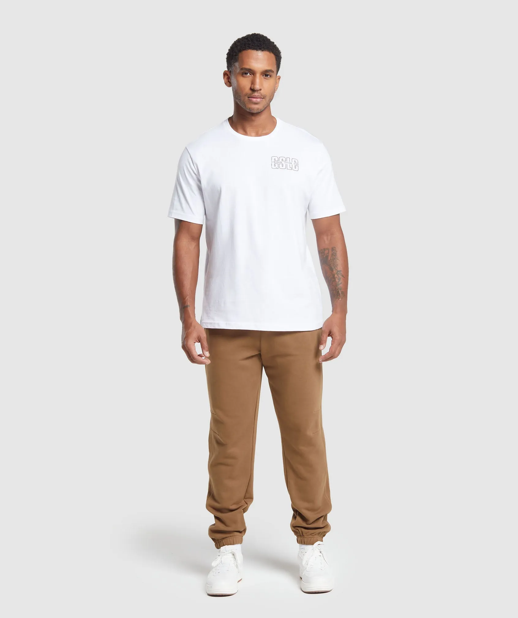 Gymshark Rest Day Essentials Joggers - Caramel Brown