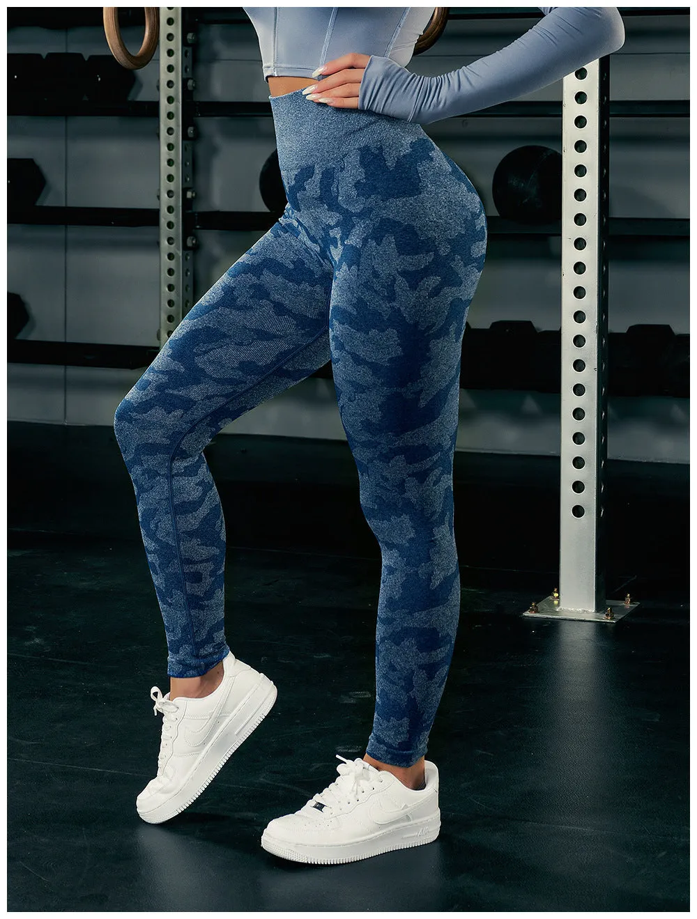 High Waist Camouflage Women leggings