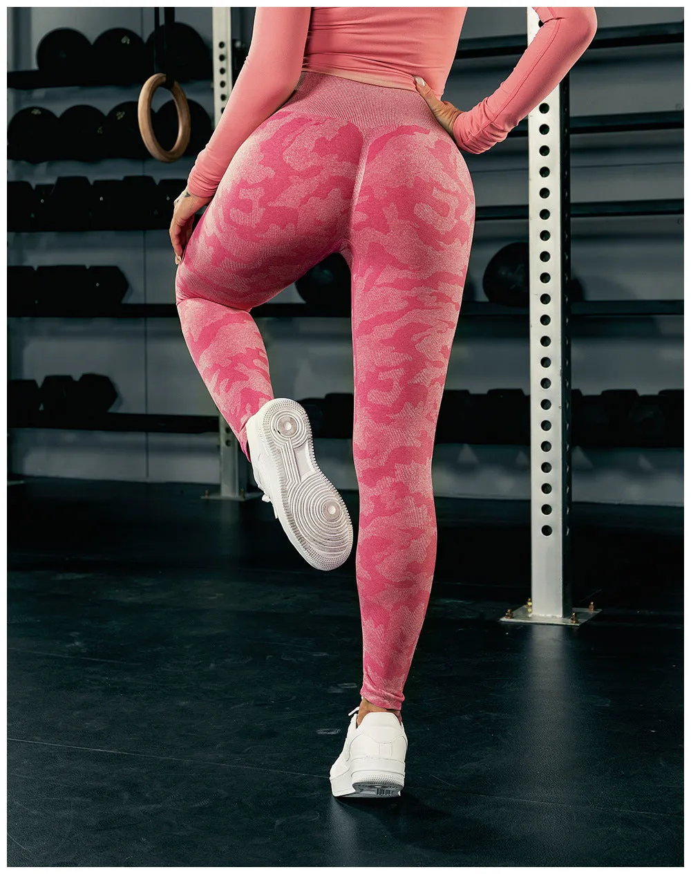 High Waist Camouflage Women leggings