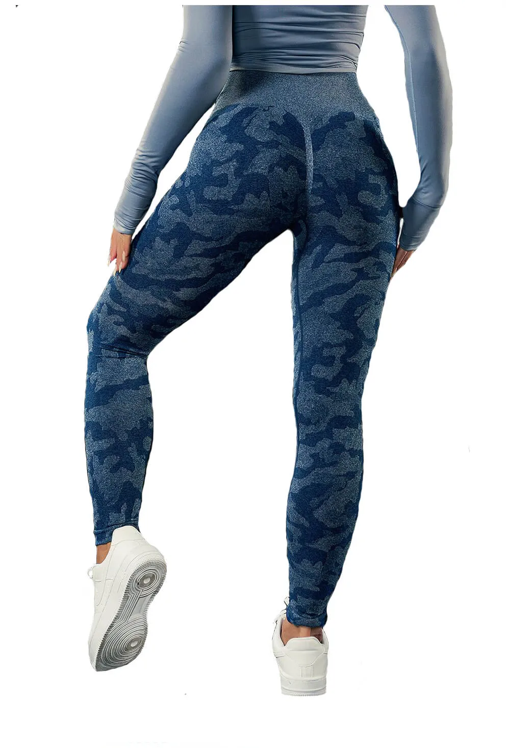 High Waist Camouflage Women leggings