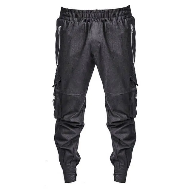 INFINIT Drex cargo pants streetwear multi pockets casual joggers for men 2022
