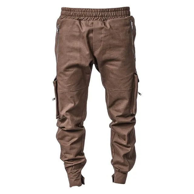INFINIT Drex cargo pants streetwear multi pockets casual joggers for men 2022