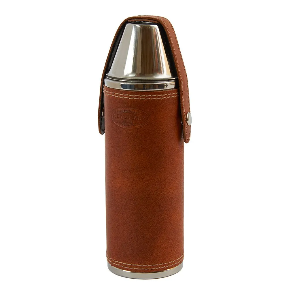 Leather Flask With Cups