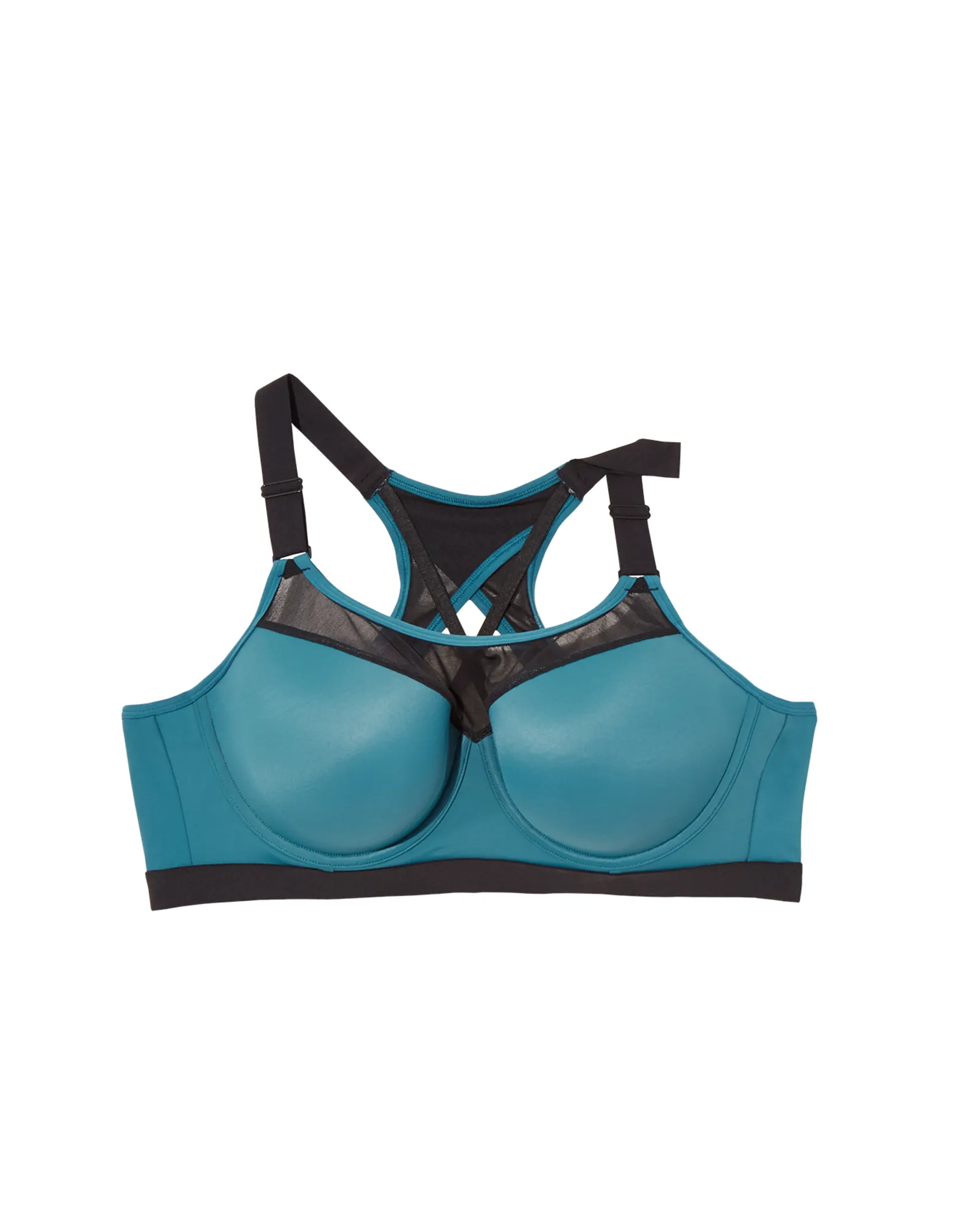 Lunersee Sports Bra | Teal / Black