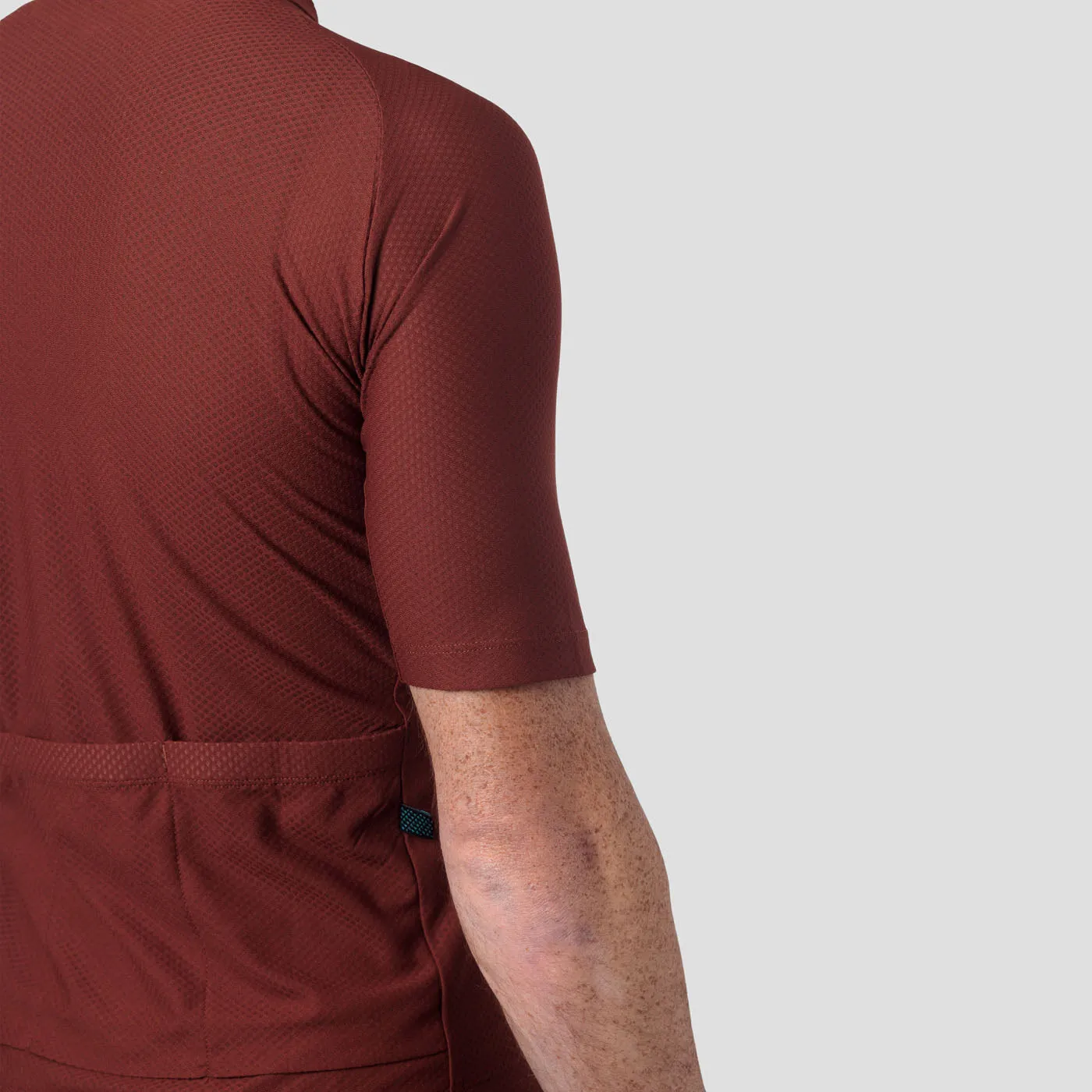 Men's Lightweight Work Jersey - Burgundy