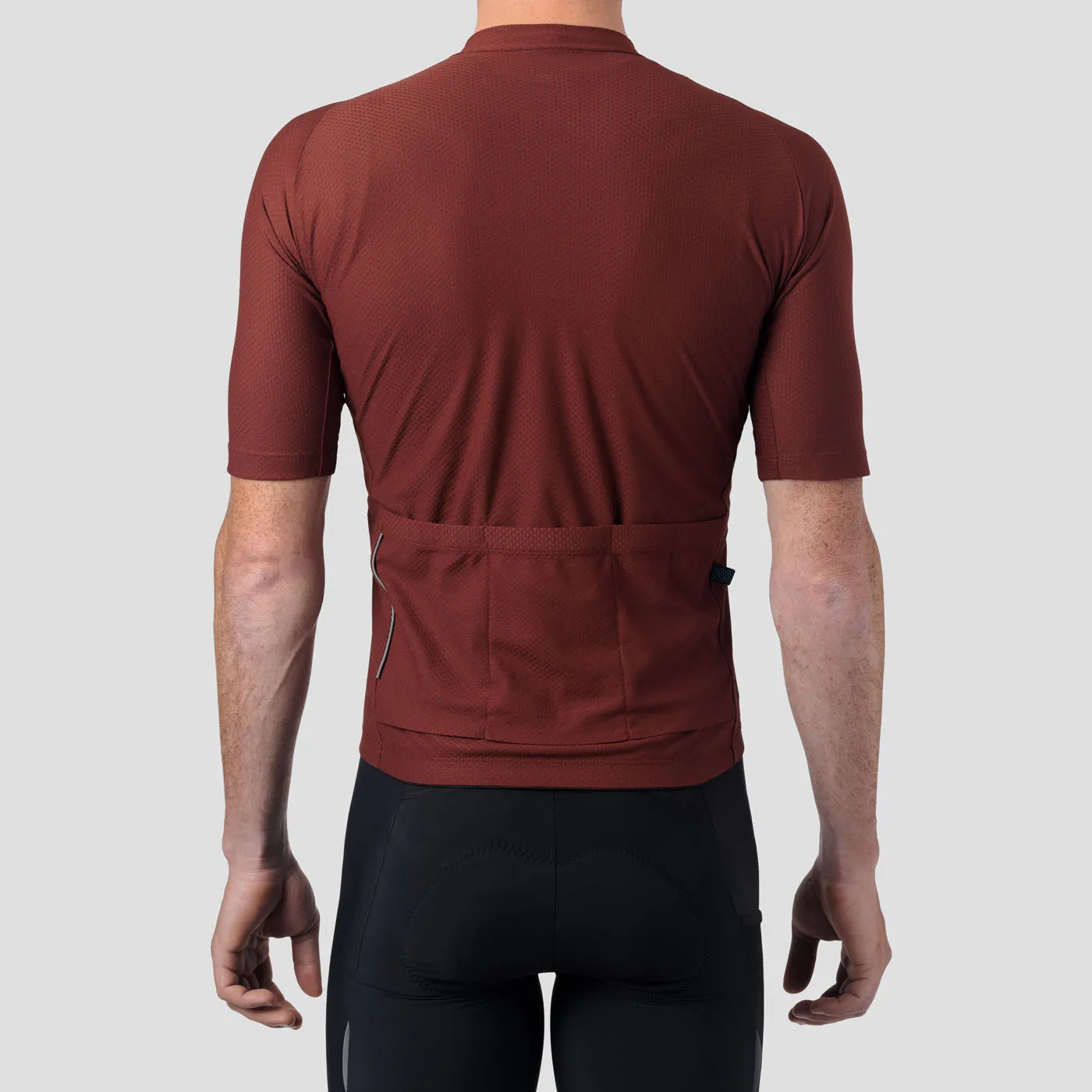 Men's Lightweight Work Jersey - Burgundy