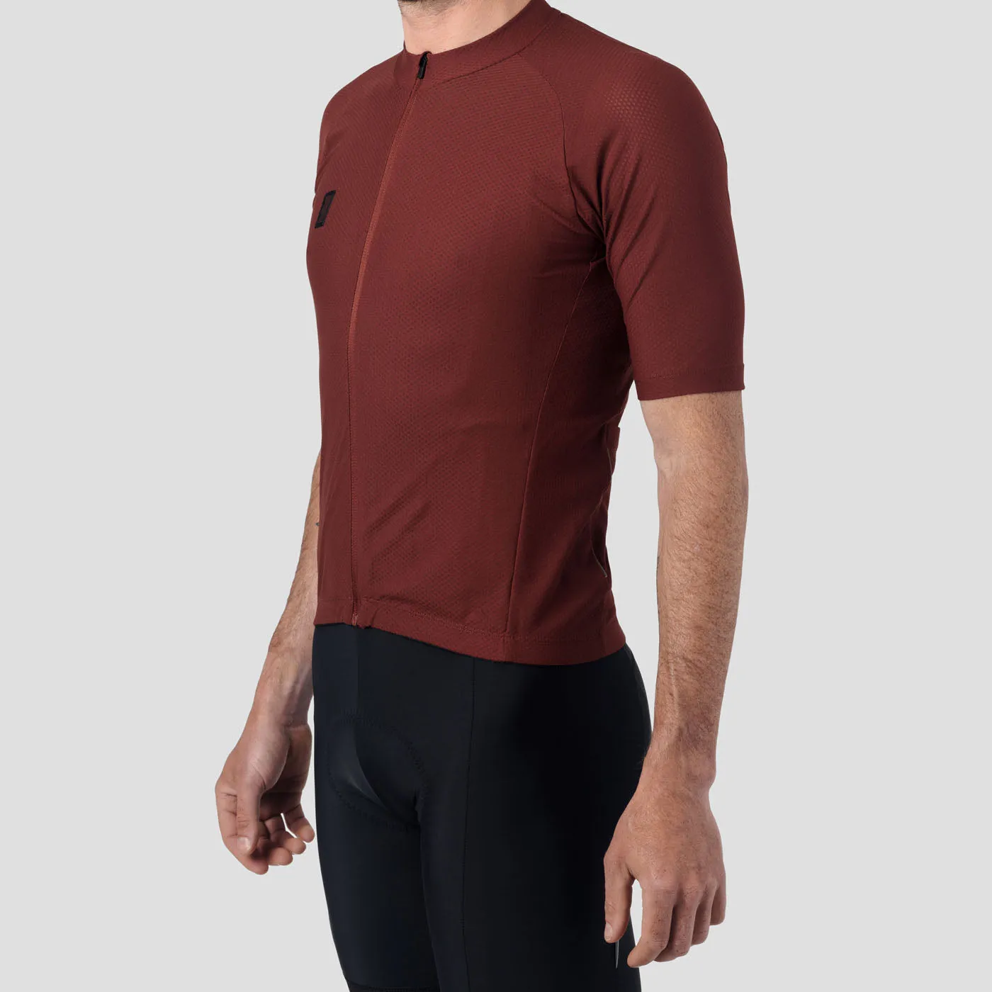 Men's Lightweight Work Jersey - Burgundy