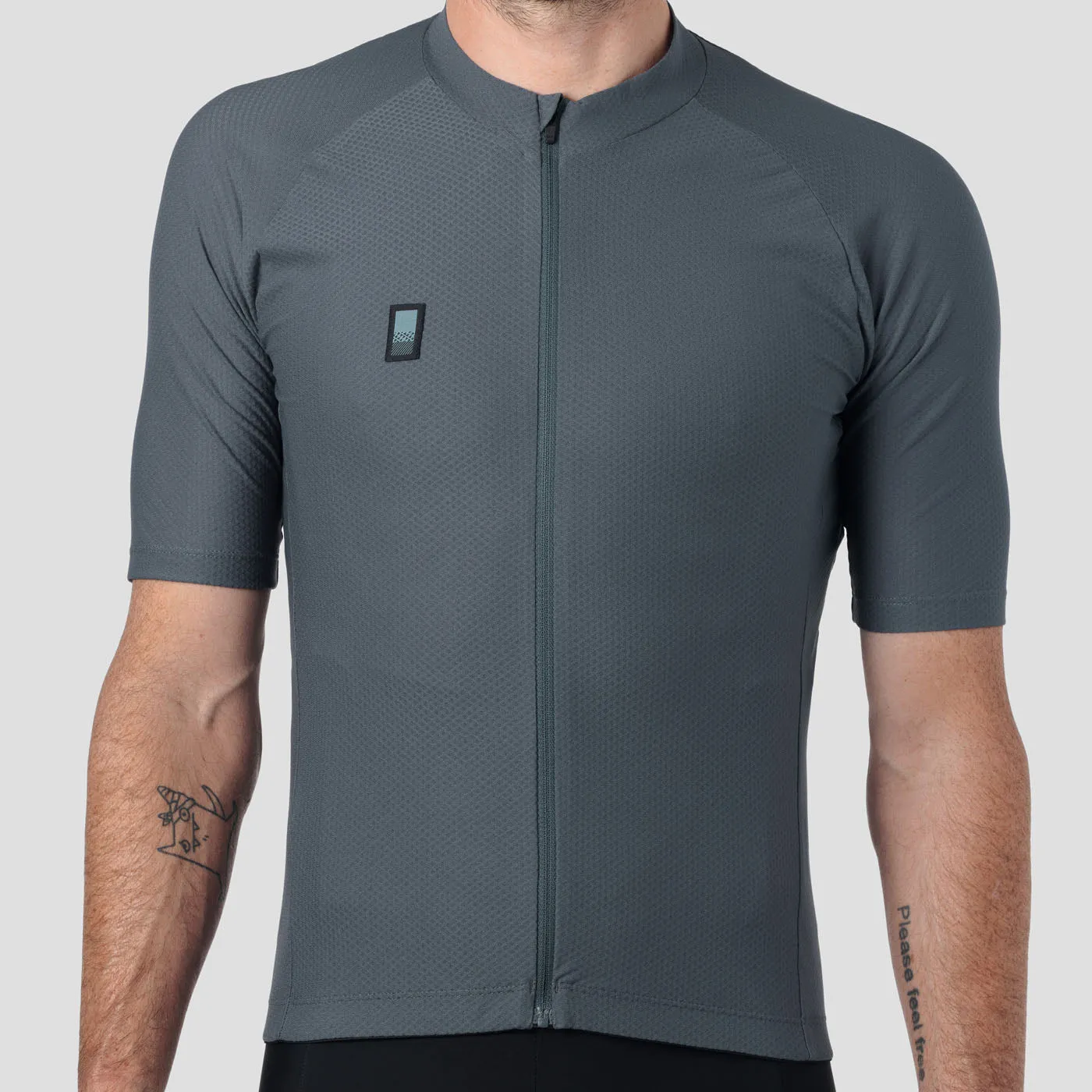 Men's Lightweight Work Jersey - Stone Blue