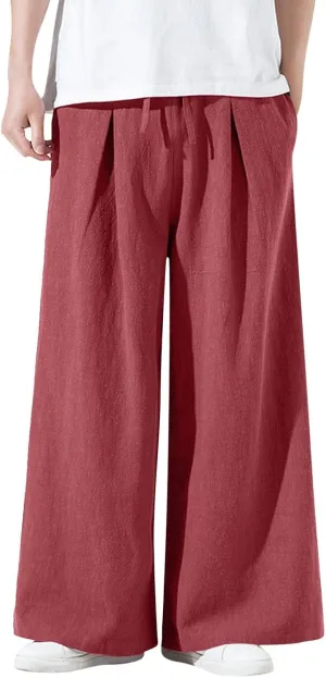 Mens Sweatpants with Pockets Big and Tall Thick Fleece Joggers Loose Sport Long Trousers Male Casual Warm Sweatpants