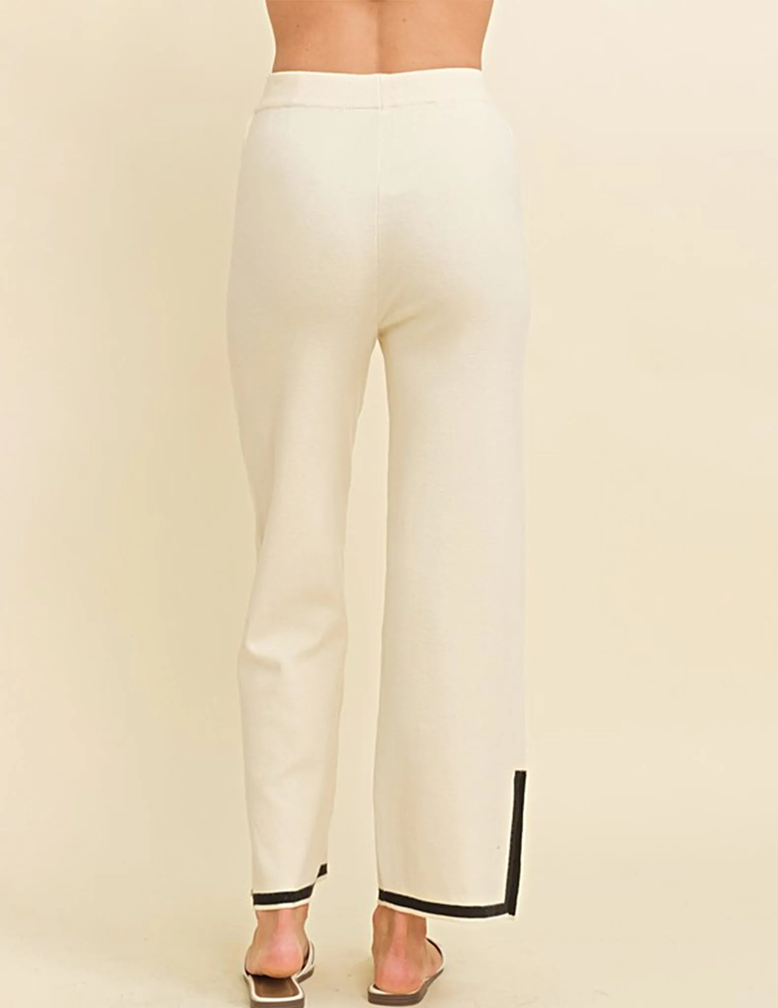 Montauk Contrast Trim Knit Pants