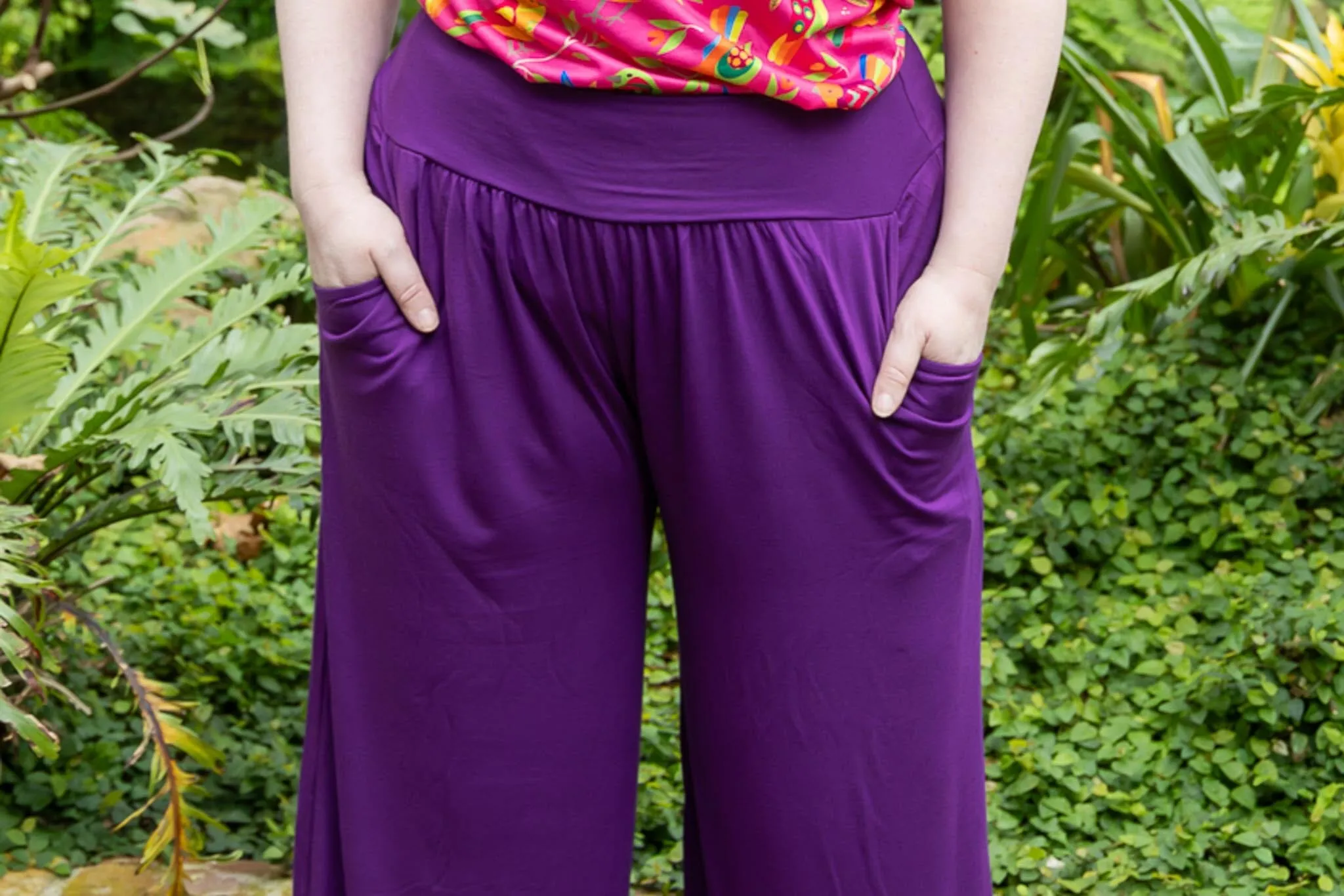 Nova pants- Tantilly's new all-year pants- sweet purple