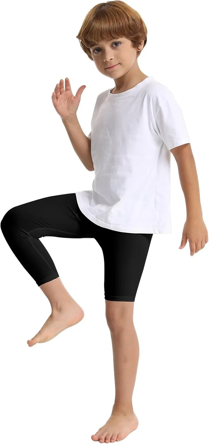 OEBLD Single Leg 3/4 Compression Tights, Unisex Sports Compression Pants, Basketball Leg Sleeves