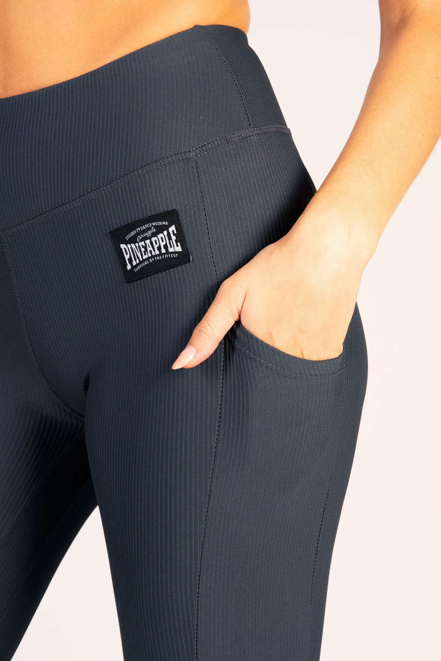 Rib Leggings with Pocket