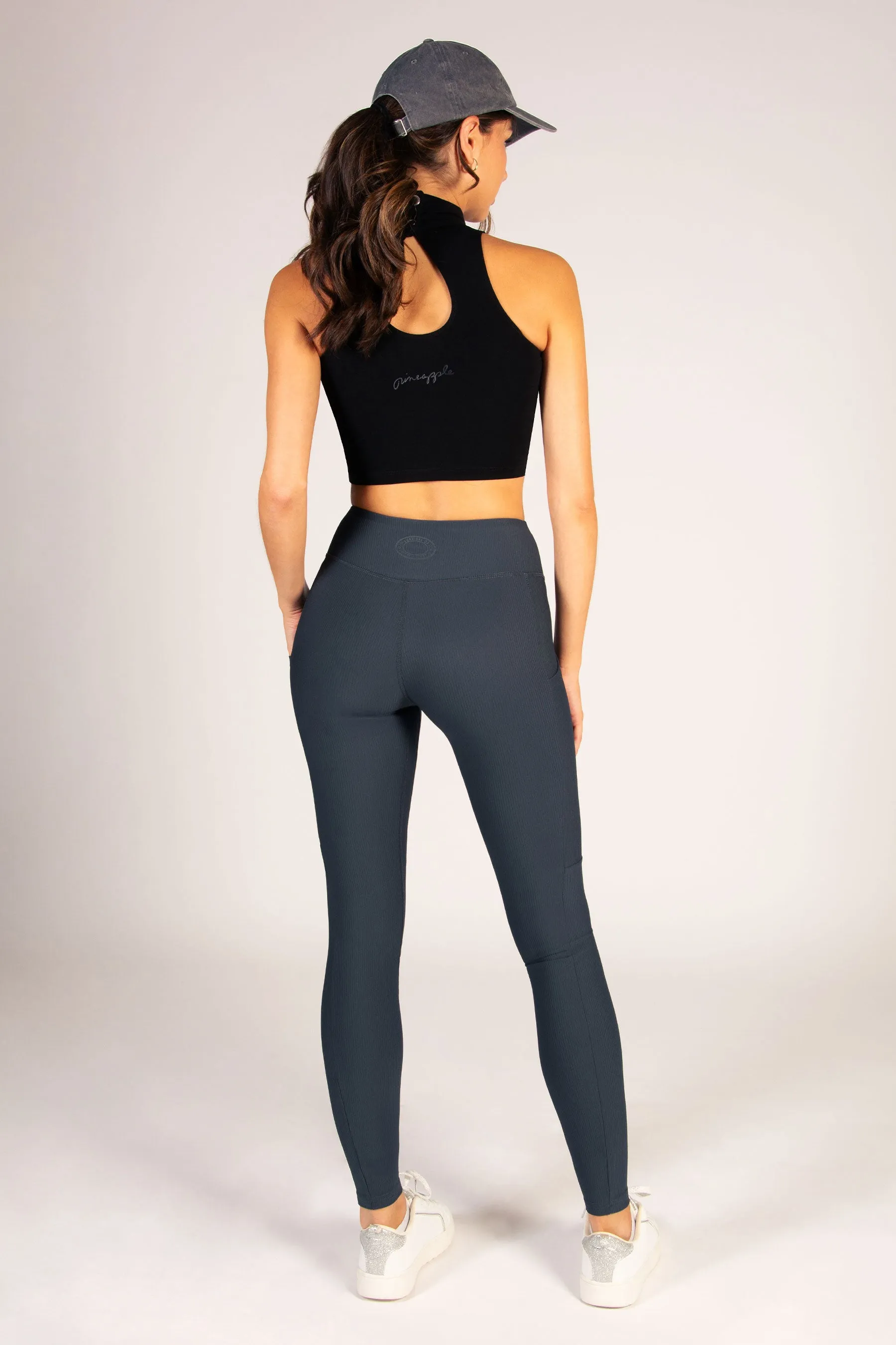 Rib Leggings with Pocket