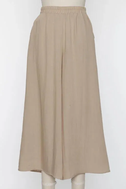 Simple Breeze Wide Leg Set With Twin Pockets (Assorted Colors)