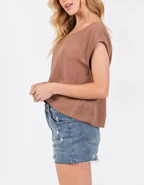 Simple Breeze Wide Leg Set With Twin Pockets (Assorted Colors)