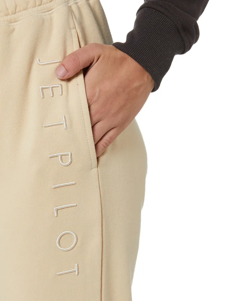 Simple Unisex Trackpants - Tan