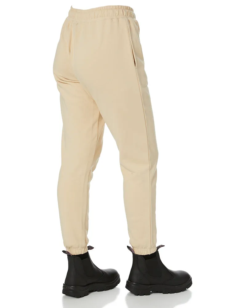 Simple Unisex Trackpants - Tan