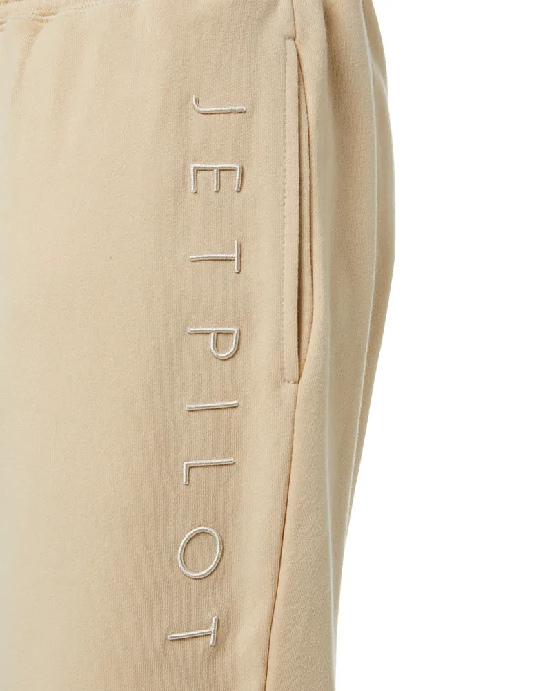 Simple Unisex Trackpants - Tan