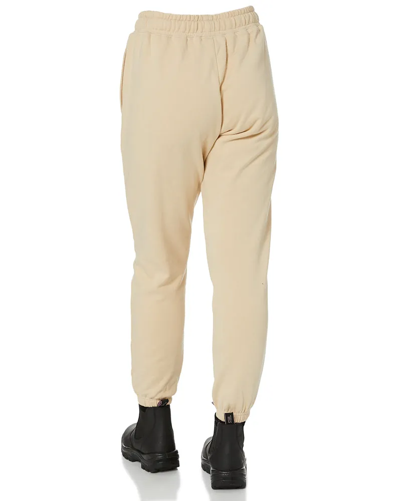 Simple Unisex Trackpants - Tan