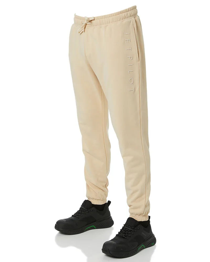 Simple Unisex Trackpants - Tan
