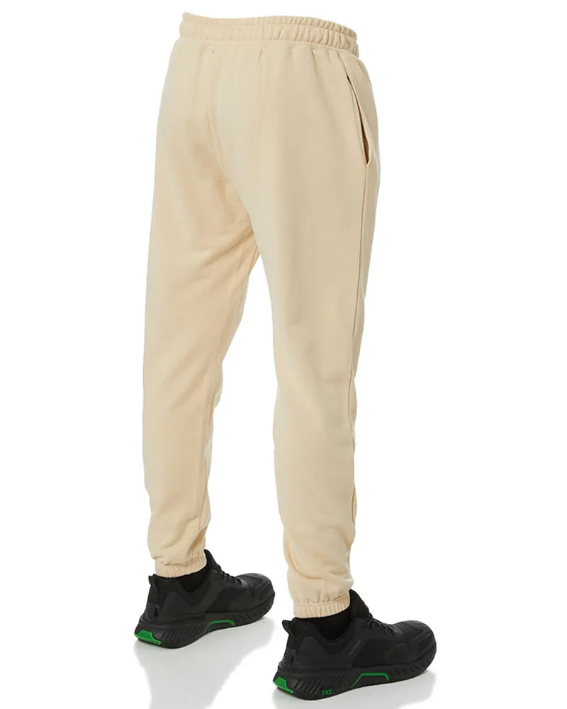 Simple Unisex Trackpants - Tan