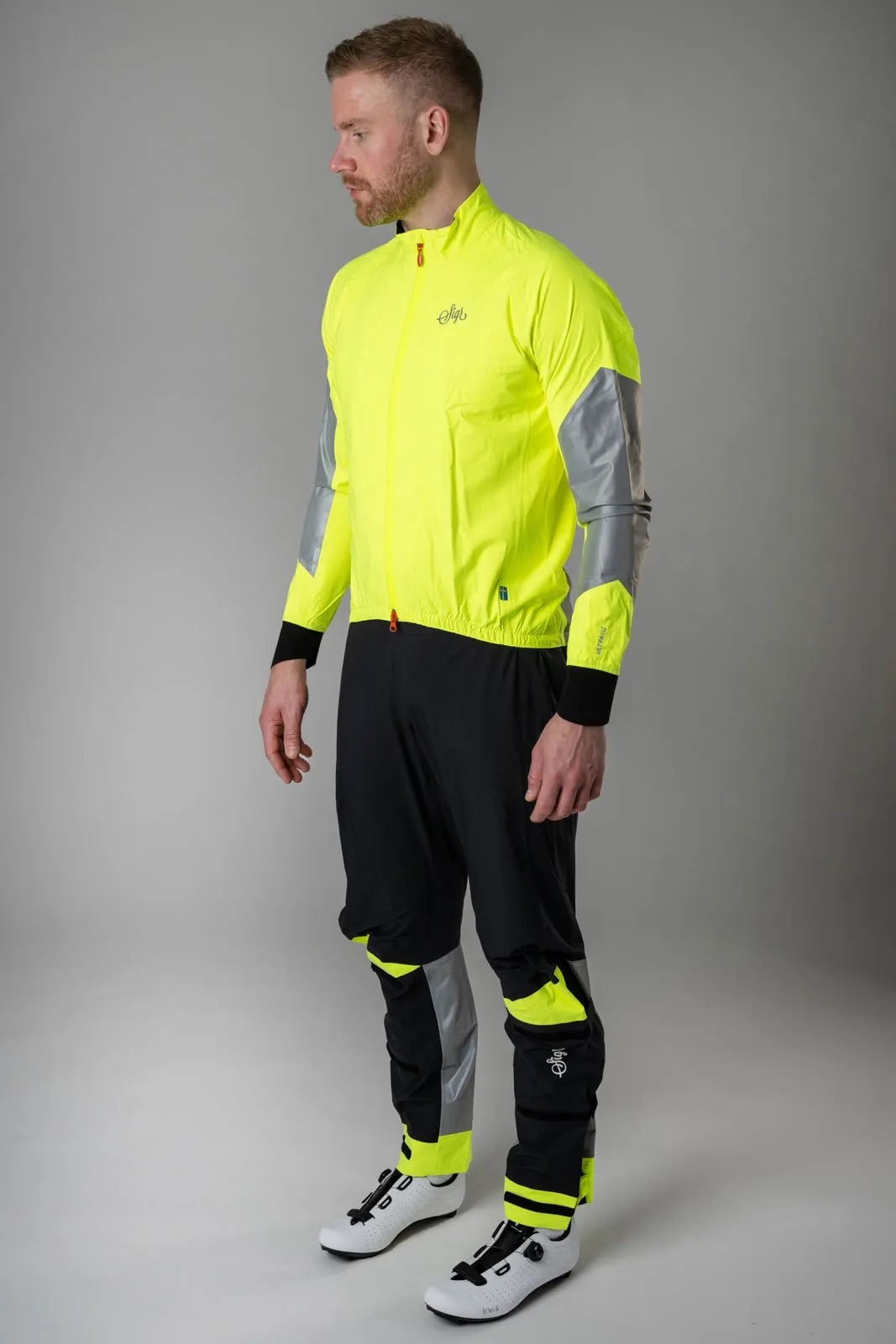 stkusten Men's Cycling Rain Jacket: Waterproof, Breathable & High-Visibility Performance