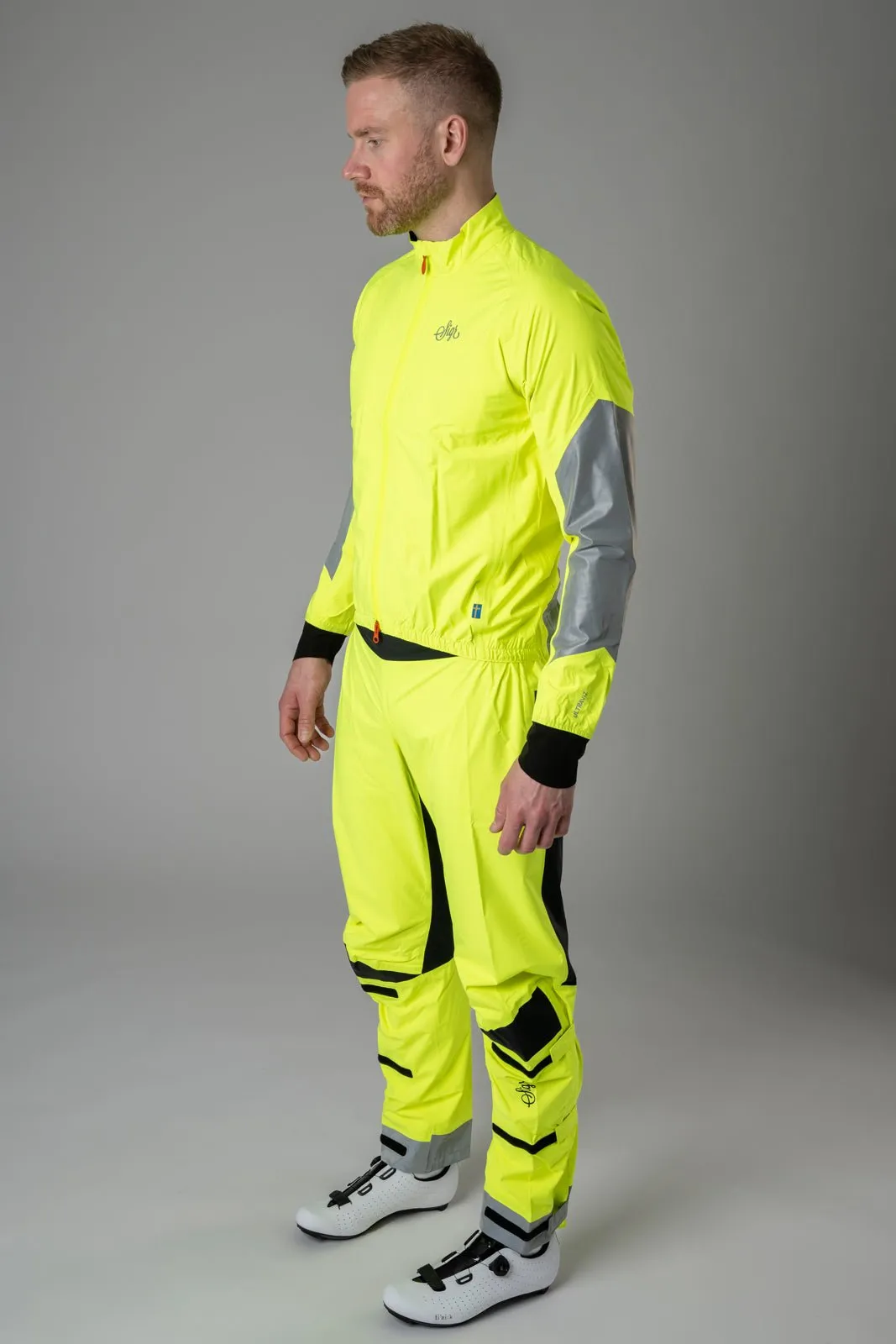 stkusten Men's Cycling Rain Jacket: Waterproof, Breathable & High-Visibility Performance
