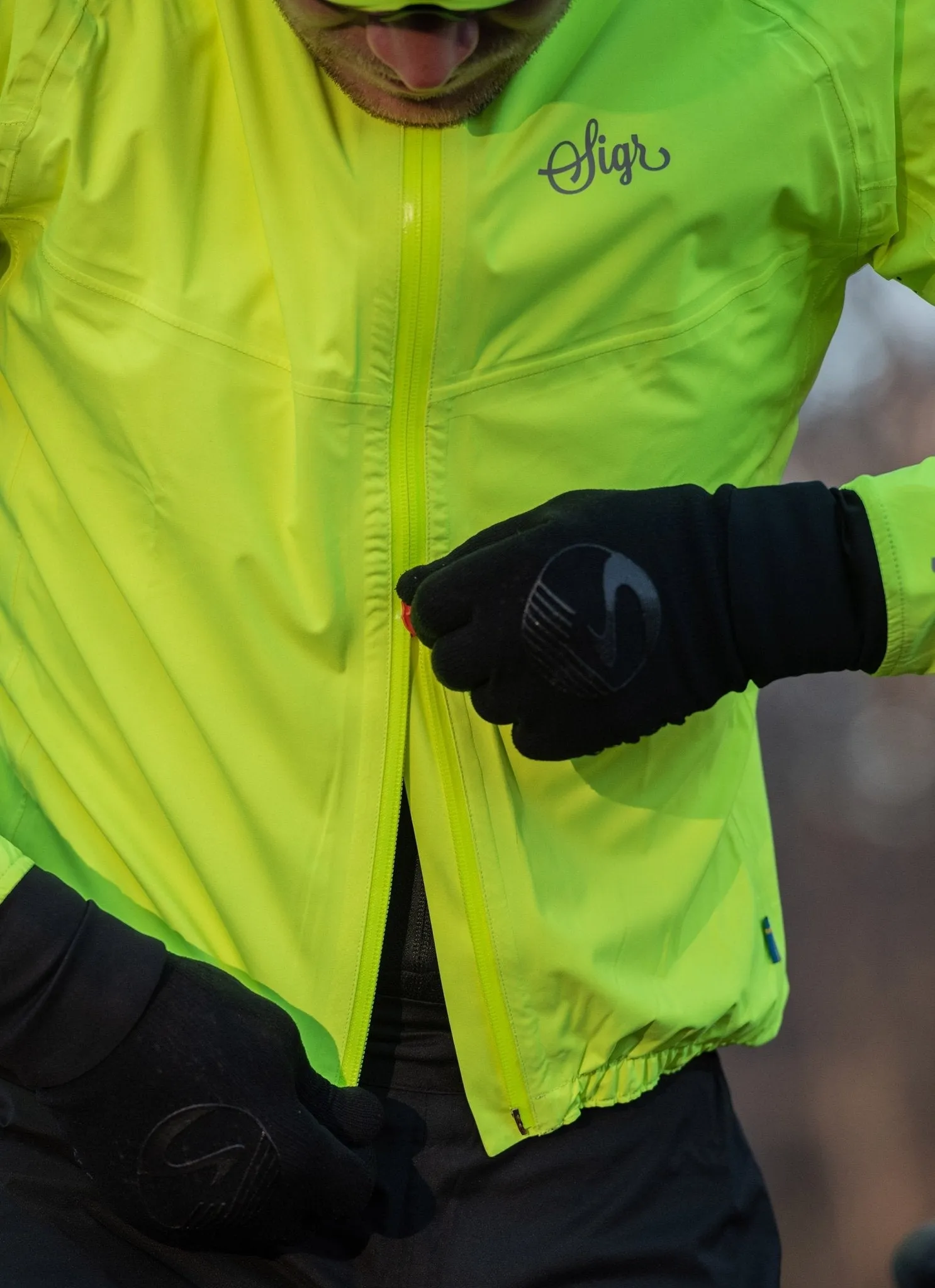 stkusten Men's Cycling Rain Jacket: Waterproof, Breathable & High-Visibility Performance