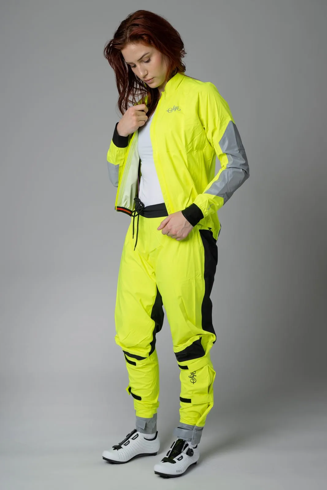 stkusten Women's Cycling Rain Jacket: Waterproof, Breathable & High-Visibility Performance