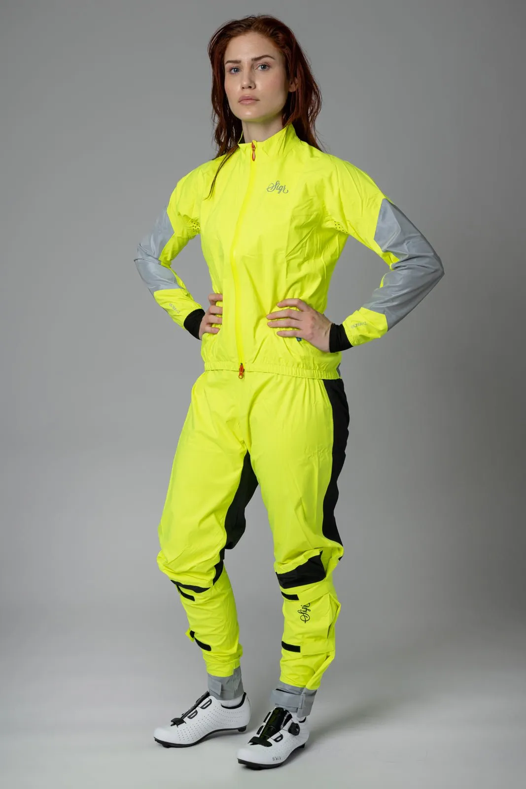 stkusten Women's Cycling Rain Jacket: Waterproof, Breathable & High-Visibility Performance